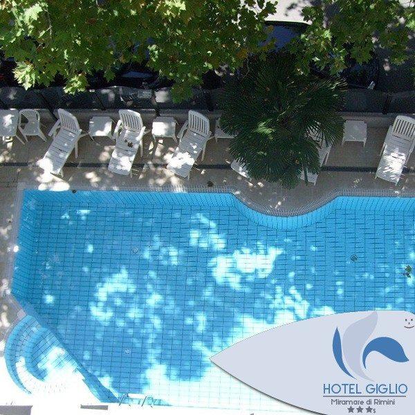 Hotel Giglio Римини Экстерьер фото