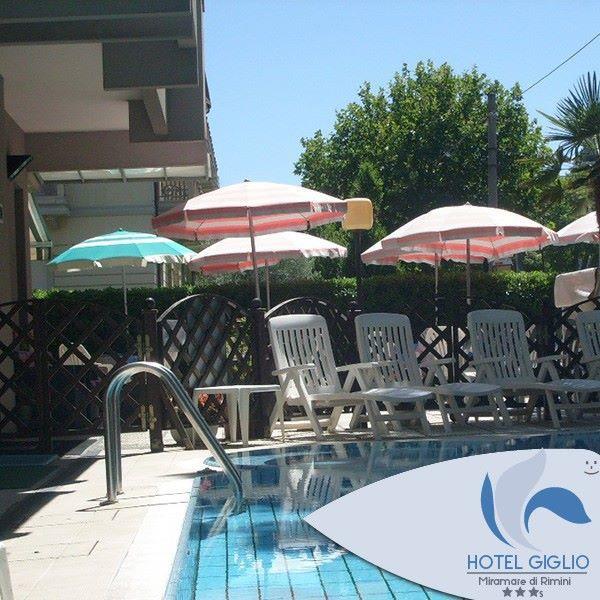 Hotel Giglio Римини Экстерьер фото